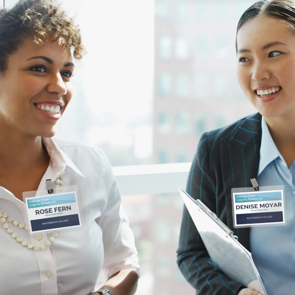 Avery Clip Style Name Tags, 2.25" x 3.5" | Reusable, Professional Badge Holders for ID & Events - view 5