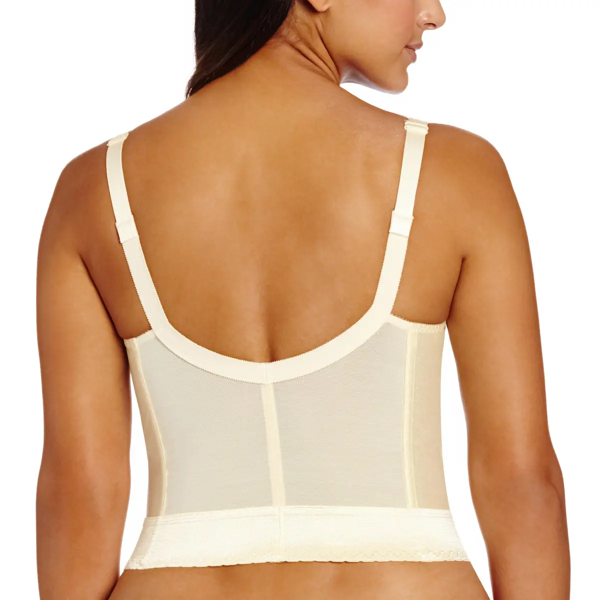 Carnival Women's Front Closure Longline Champagne 36D | Supportive, Comfortable & Youthful Fit - view 6