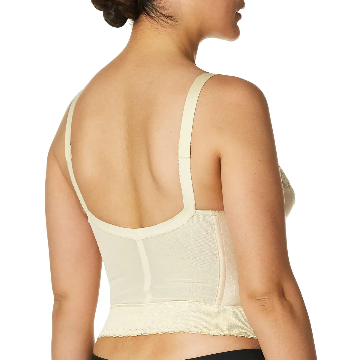 Carnival Women's Front Closure Longline Champagne 36D | Supportive, Comfortable & Youthful Fit - view 4