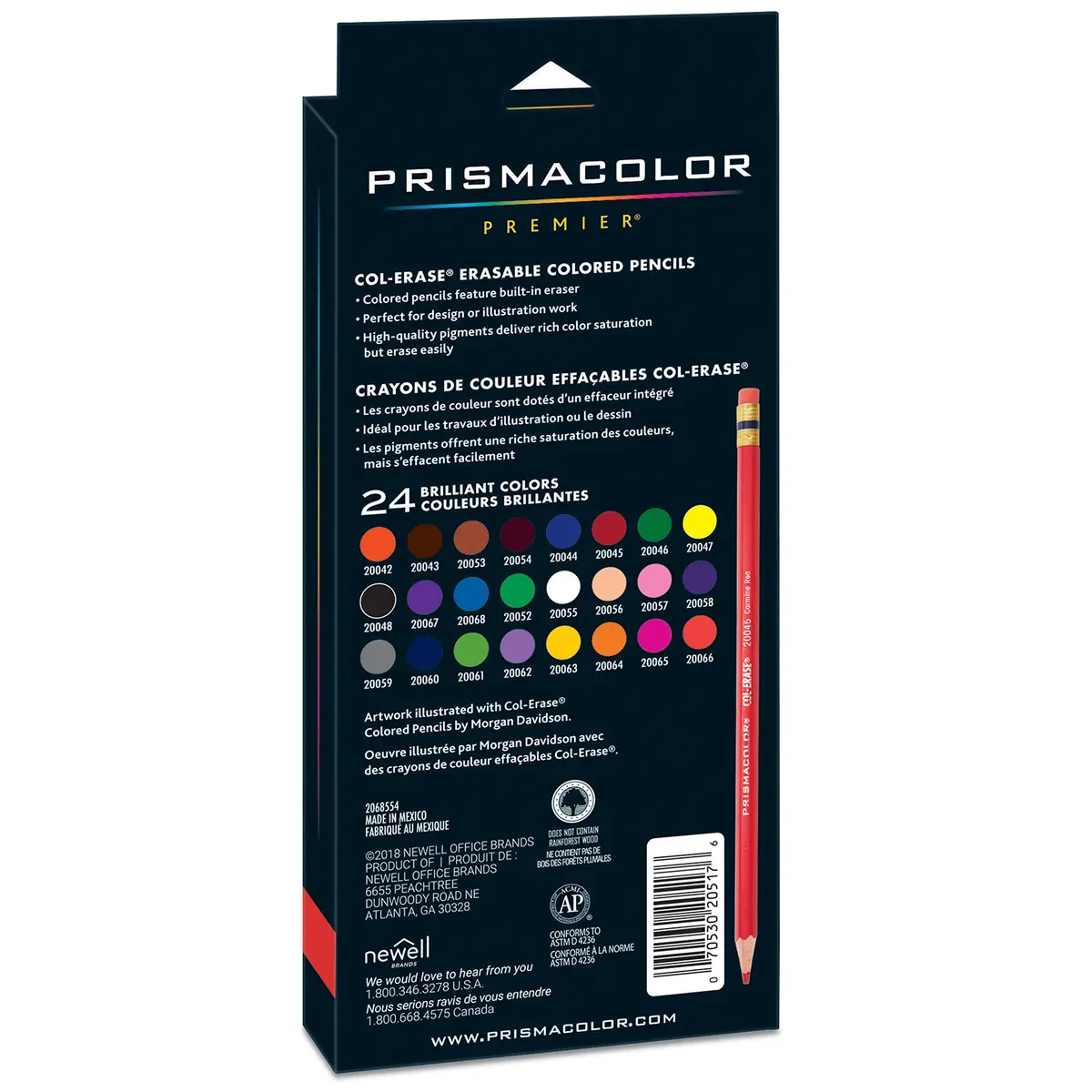 Prismacolor Col-Erase Erasable Colored Pencils, 24 Count | Vivid Colors for Art & Illustration - view 7