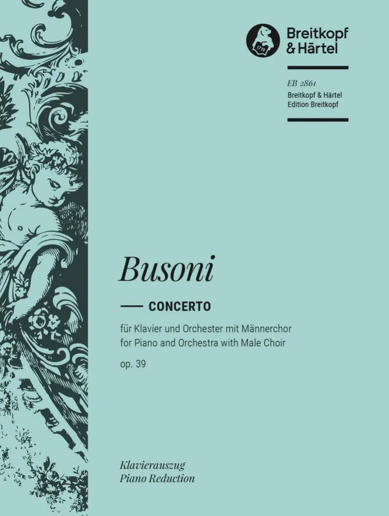 Breitkopf & Härtel Concerto For Piano And Orchestra, Op. 39 | Classical Music Score in German (110 chars) - main product image