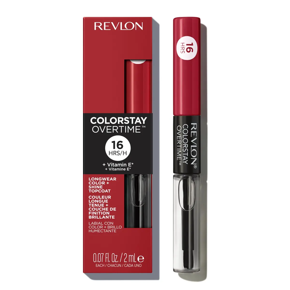Revlon ColorStay Overtime Lipcolor, 140 Ultimate Wine, 0.07 fl oz - main product image