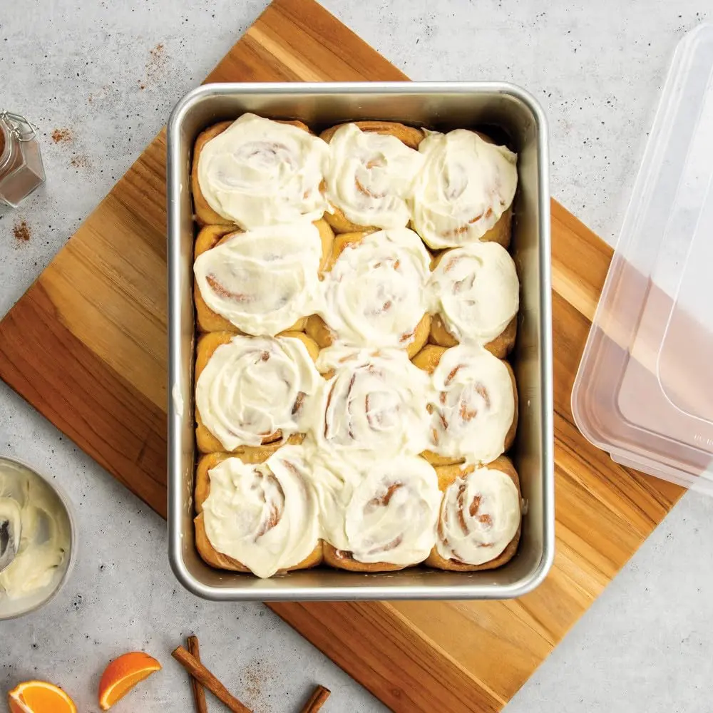 Nordic Ware 9 x 13 Aluminum Commercial Cake Pan with Lid | Durable, Even-Baking Aluminum Pan in USA - view 6