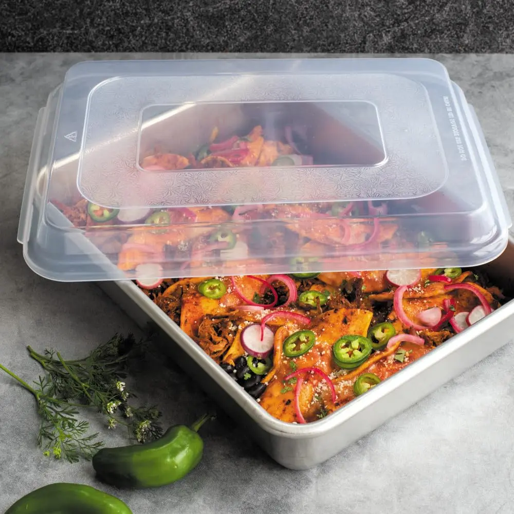 Nordic Ware 9 x 13 Aluminum Commercial Cake Pan with Lid | Durable, Even-Baking Aluminum Pan in USA - view 7