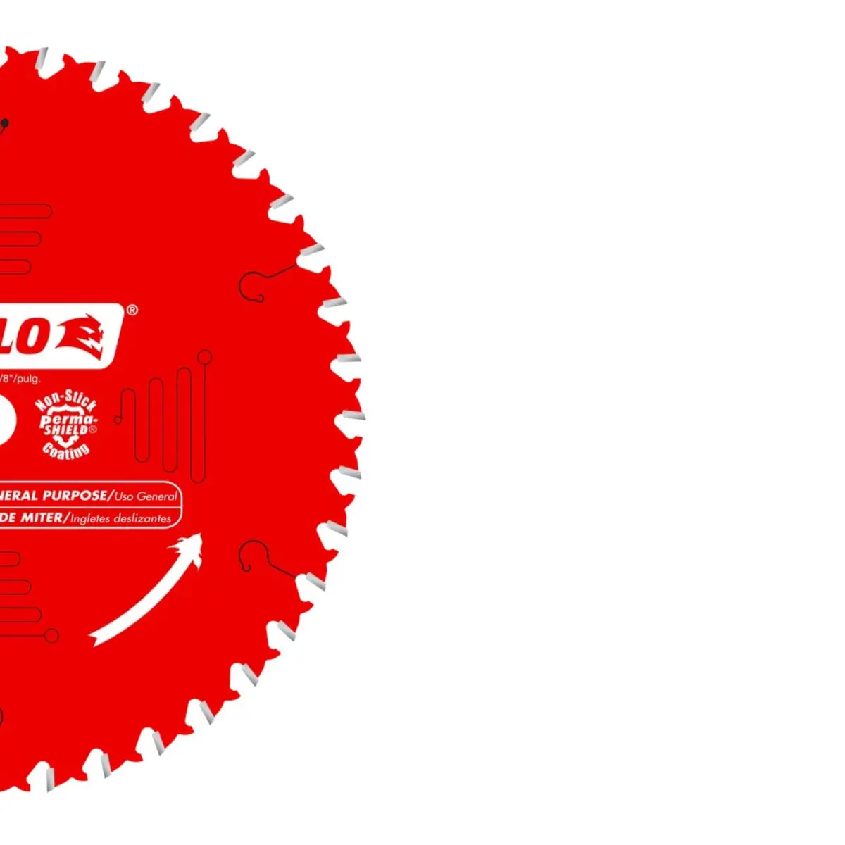 Diablo General Purpose Saw Blade for Wood - 8-1/2" Dia, 40 ATB Teeth | Precision Crosscut & Long Life - view 2