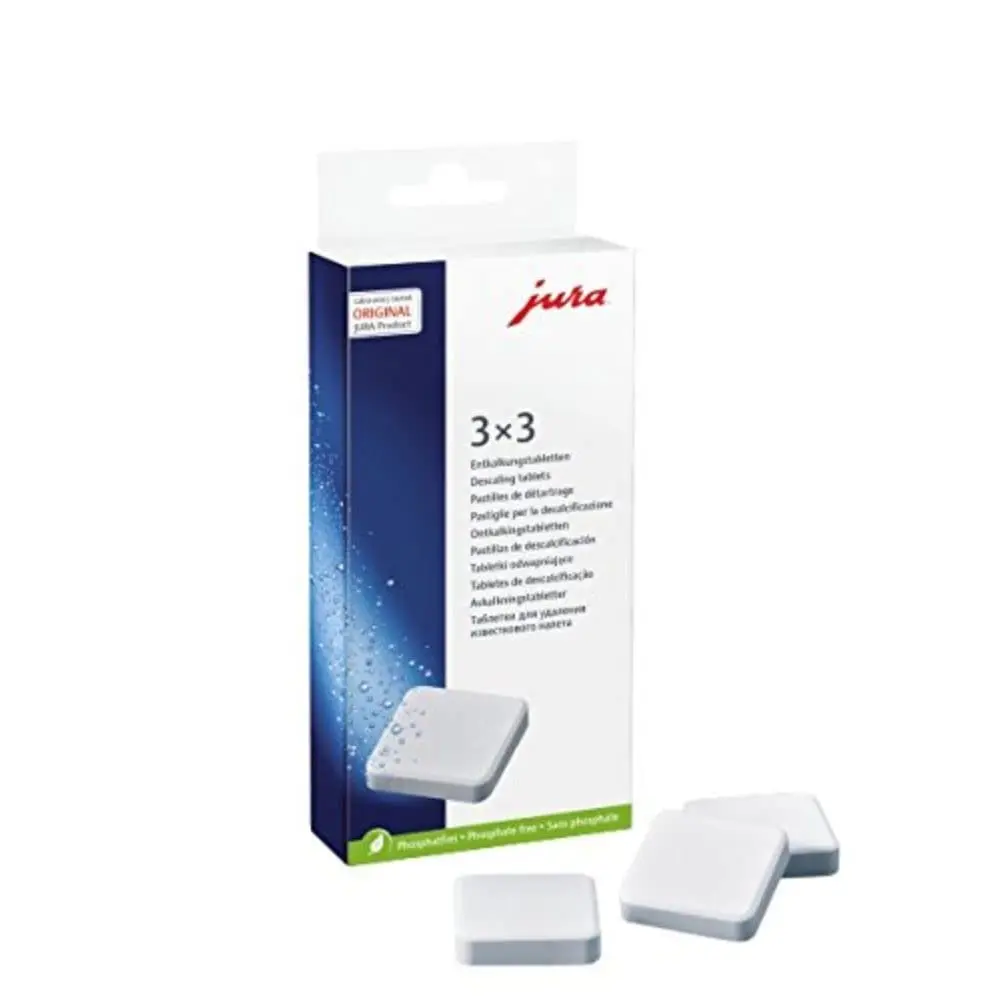 Jura Decalcifying Tablets 9 Count (Pack of 3) | Eliminates Mineral Buildup for Great-Tasting Coffee - main product image