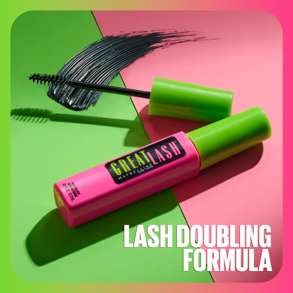 Maybelline Great Lash Washable Mascara Makeup, Volumizing Lash-Doubling Formula, Blackest Black, 12.7ml (0.43 Fl Oz) | Ophthalmologist Tested - view 5