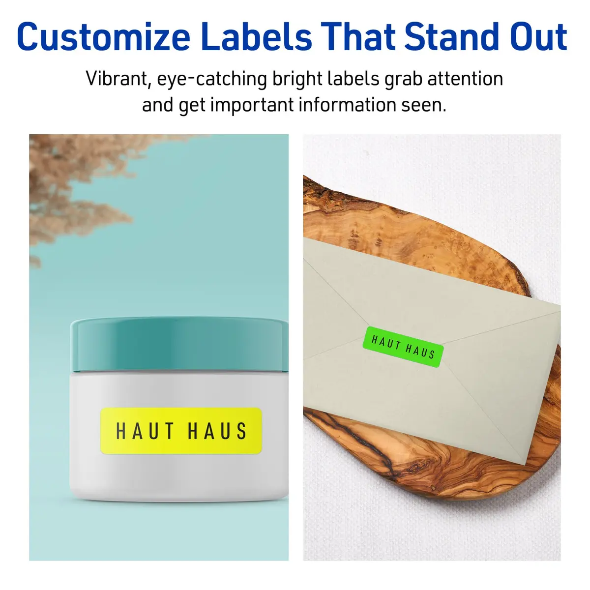Avery Printable Address Labels 1" x 2-5/8" Neon Yellow | Sure Feed Technology, 750 Labels - view 7