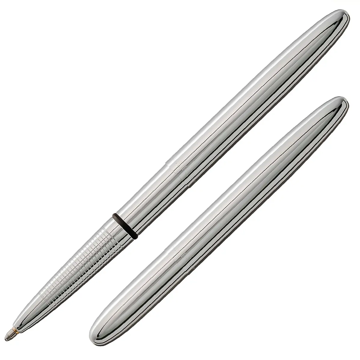 Fisher Space Pen Solar Flare Gold Titanium Nitride Bullet Pen 10.6 mm (0.42 in) | Writes Upside Down & in Extreme Temperatures — Chrome - main product image