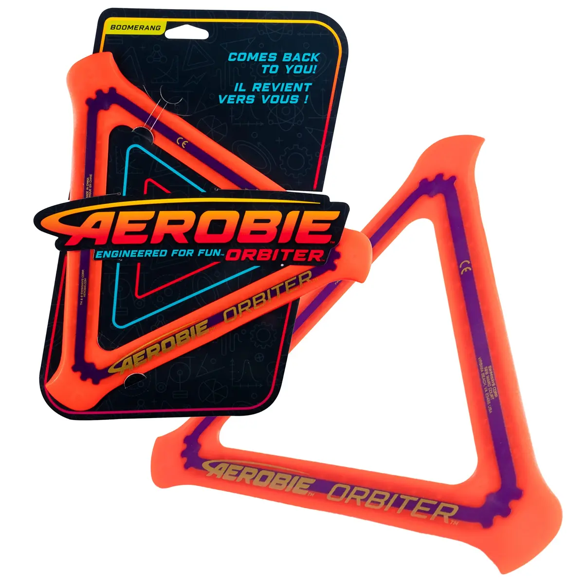 Aerobie Orbiter Boomerang 11.5 Inch Sides | Outdoor Flying Disc Toy for Ages 13+ - view 3