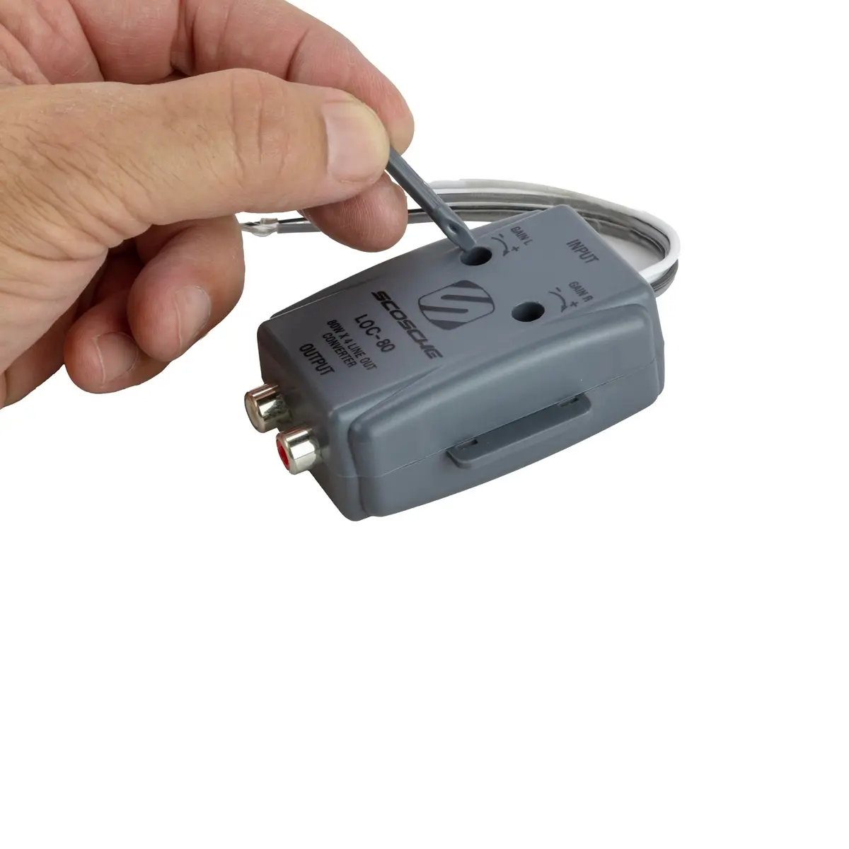 Scosche LOC80 Line Output Converter - 2 Channel High/Low RCA Converter Car Audio | Easy Install, Quality Sound - view 6