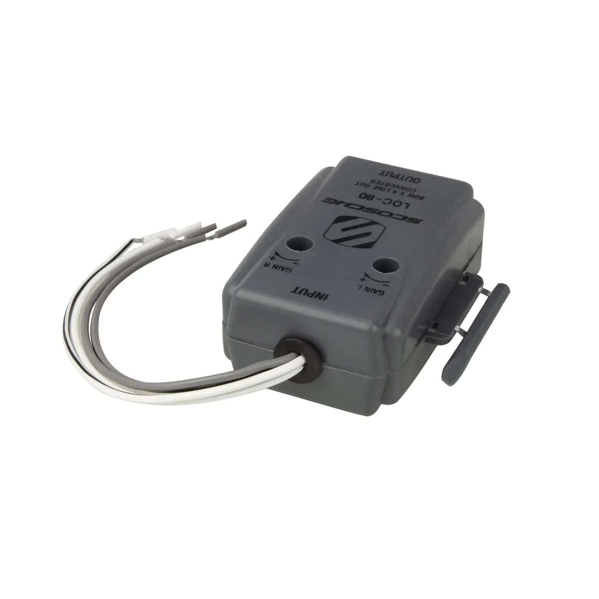 Scosche LOC80 Line Output Converter - 2 Channel High/Low RCA Converter Car Audio | Easy Install, Quality Sound - view 4