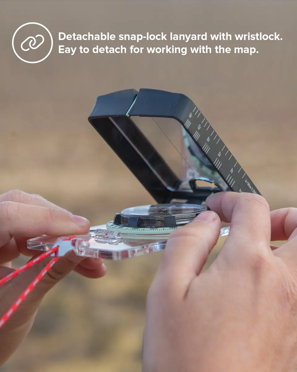 Suunto MC-2 NH USGS Compass | Global Use Mirror Sighting Compass - view 8