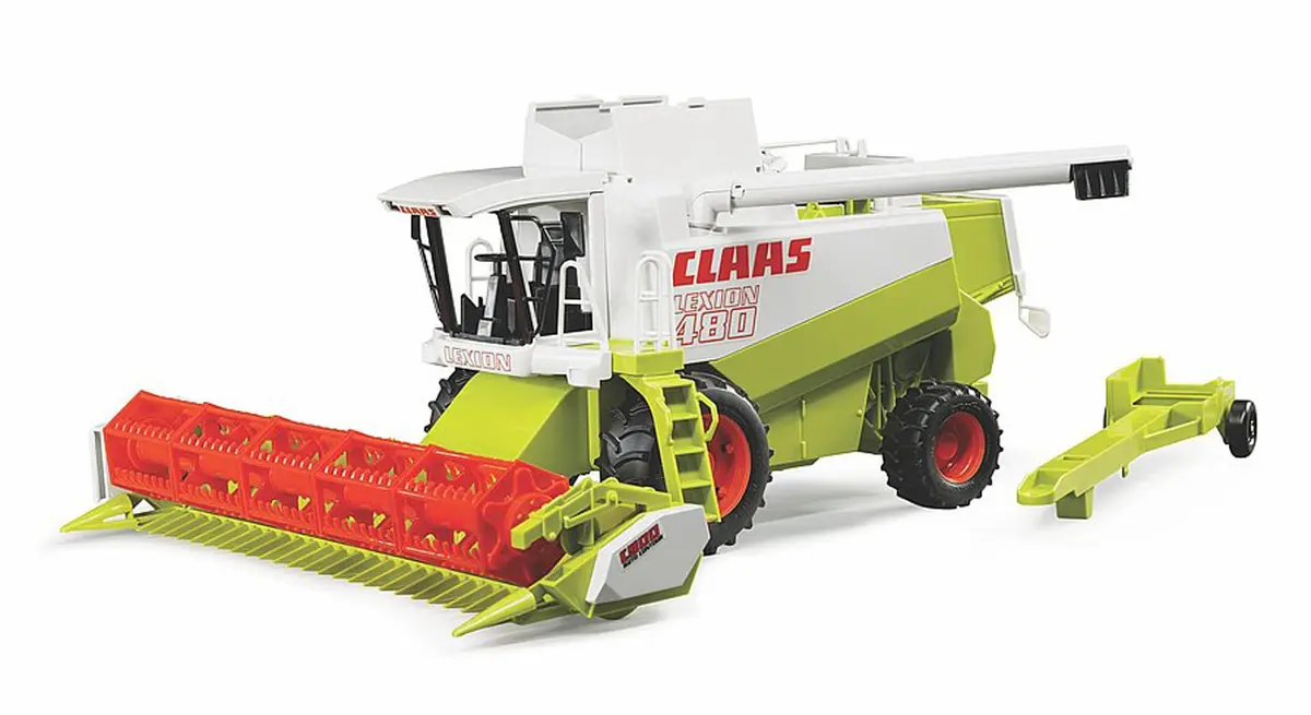 Bruder Claas Lexion 480 Combine Harvester 17.7in x 14.6in x 8.7in | Realistic Farm Toy for Kids - main product image