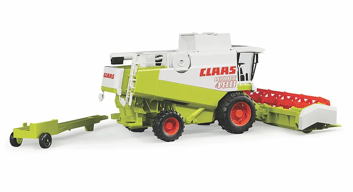 Bruder Claas Lexion 480 Combine Harvester 17.7in x 14.6in x 8.7in | Realistic Farm Toy for Kids - view 3