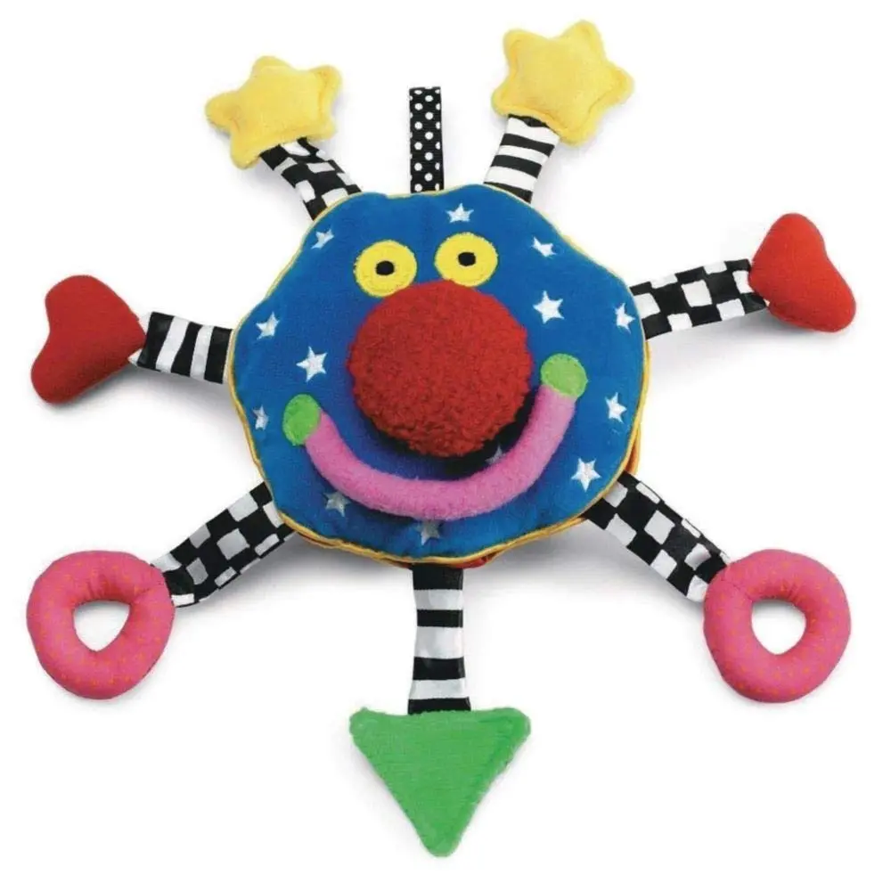 Manhattan Toy Baby Whoozit 6" Stroller and Travel Activity Toy | Multicolor Animal Toy for Babies - main product image