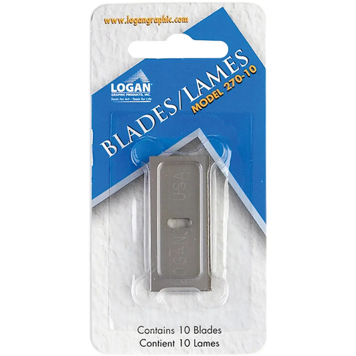 Logan Replacement Mat Cutters Blade 4.00 x 2.00 x 0.25 in | Sharp Stainless Steel Edge - main product image