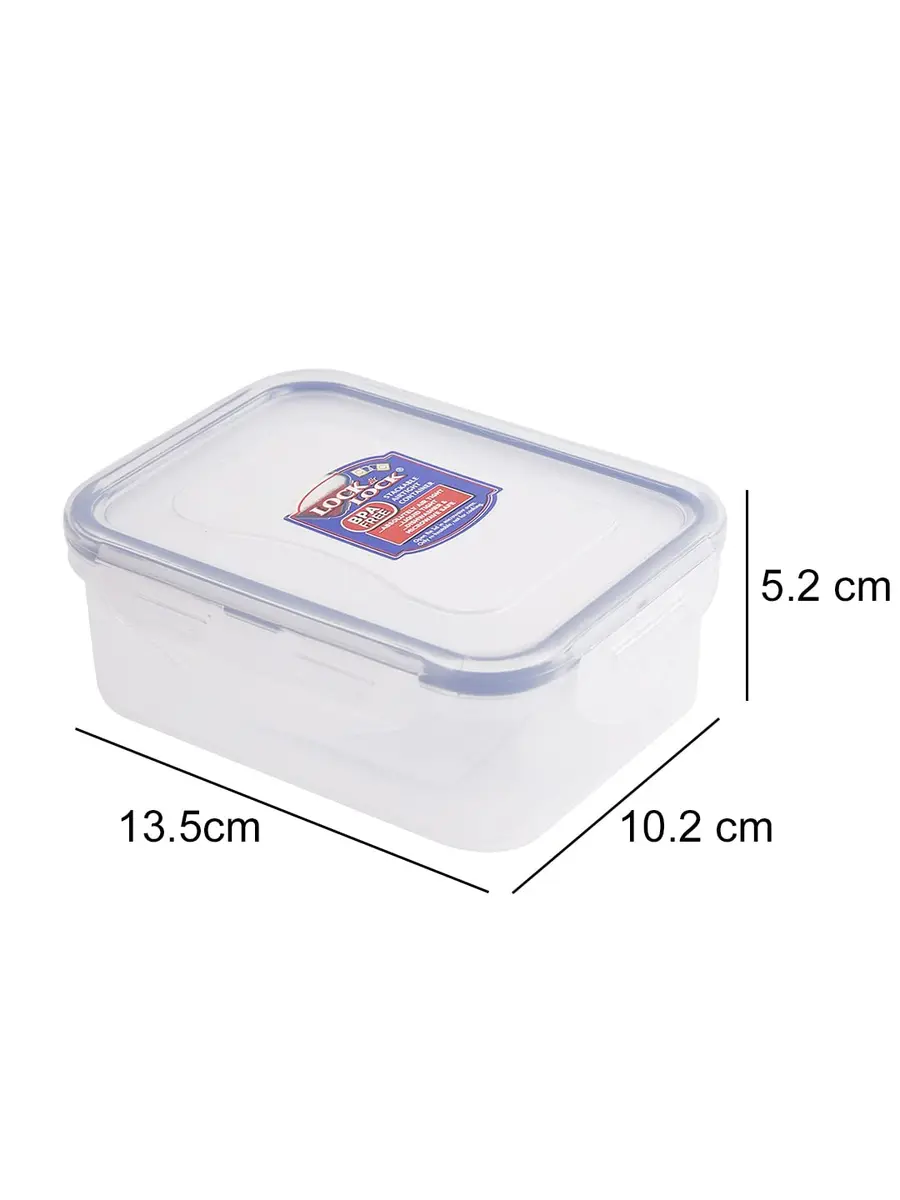 LocknLock Airtight Rectangular Food Storage Container 350ml (11 oz) | BPA-Free, Freezer-Safe, Leak-Proof - view 3