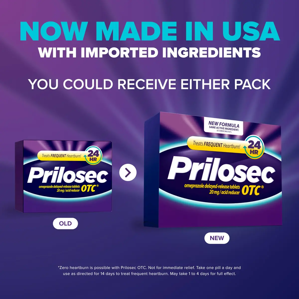 Prilosec OTC Omeprazole 20mg Tablets | 24-Hour Heartburn Relief for Adults - view 2