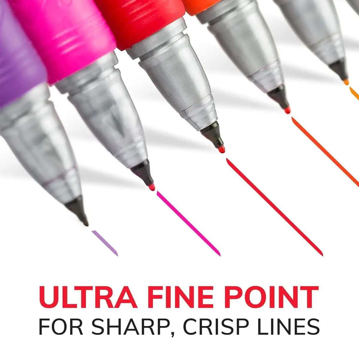 BIC Intensity Permanent Markers Ultra Fine Point 12 Pack | Precise, Long-Lasting Black Markers for Art & Office - view 5