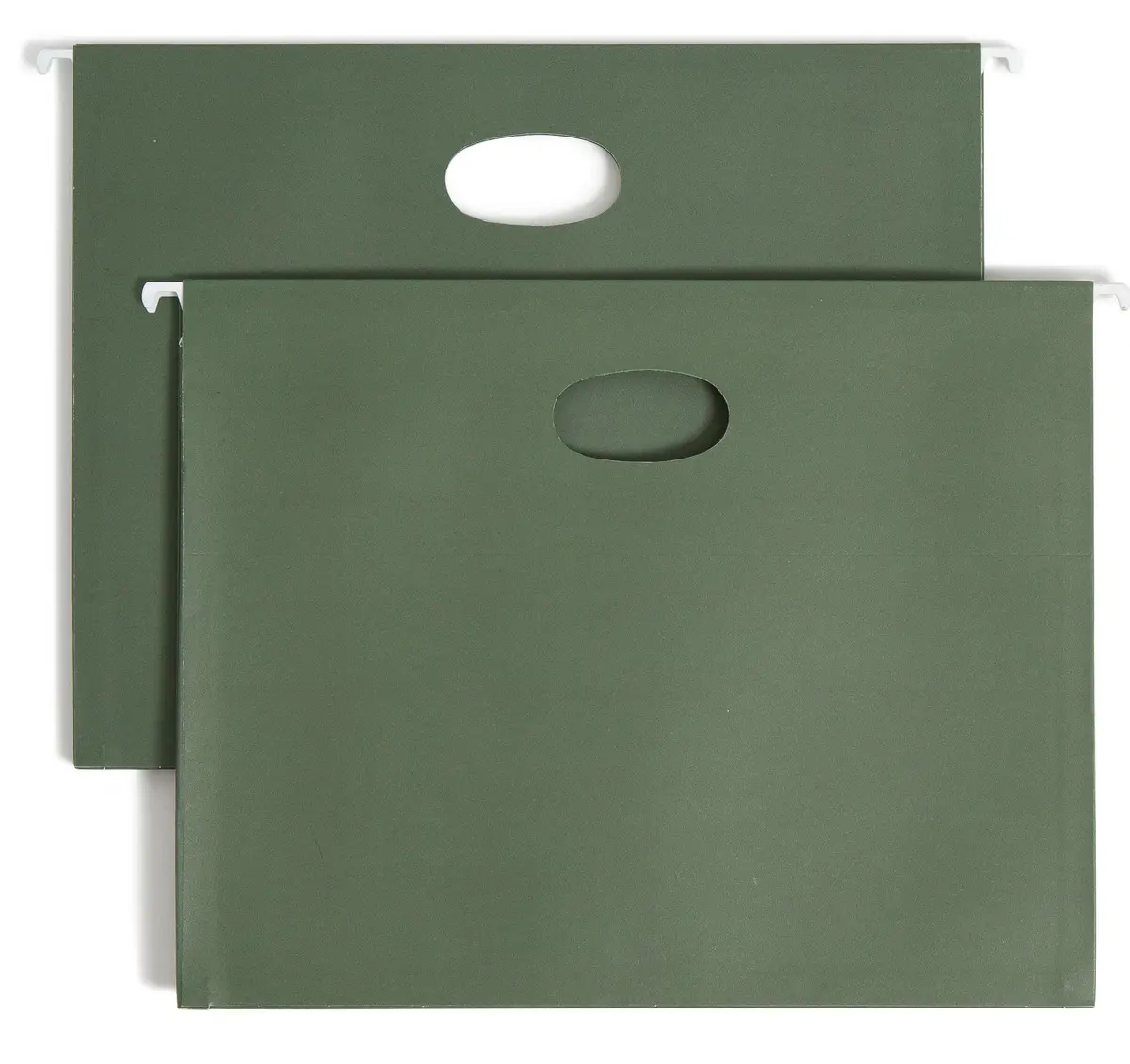 Smead Hanging File Pocket with Full-Height Gusset, 3-1/2" Expansion, Letter Size, Standard Green, 10 per Box | Heavy Duty Document Organizer - view 2