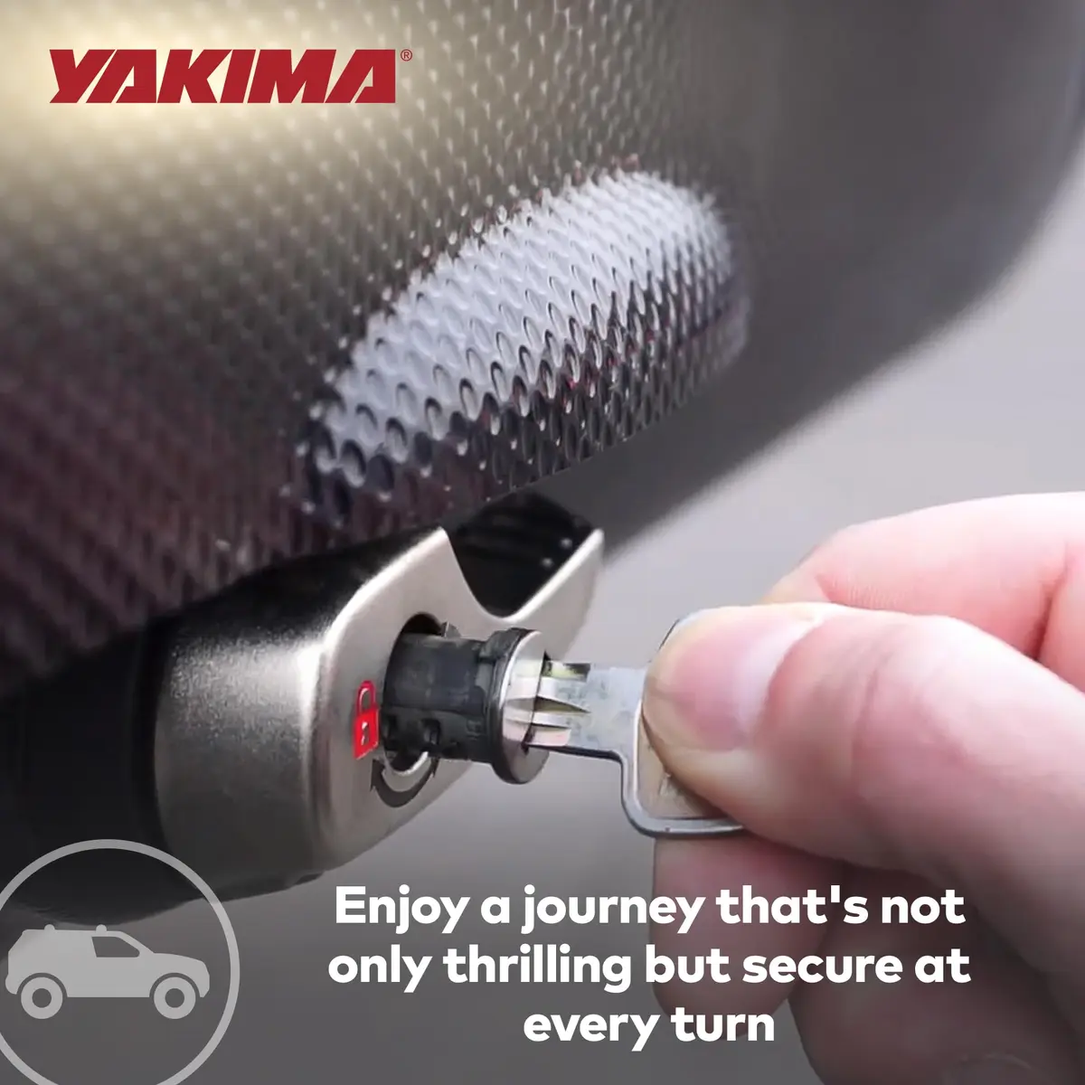 Yakima Pack of 8 Steel SKS Lock Cores with Keys | Secure Your Gear on Indian Roads - view 6