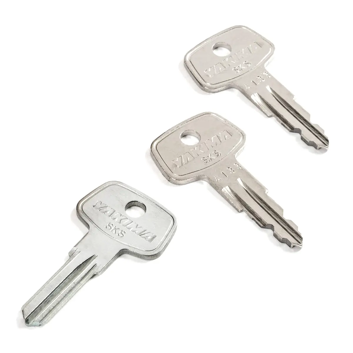 Yakima Pack of 8 Steel SKS Lock Cores with Keys | Secure Your Gear on Indian Roads - view 9