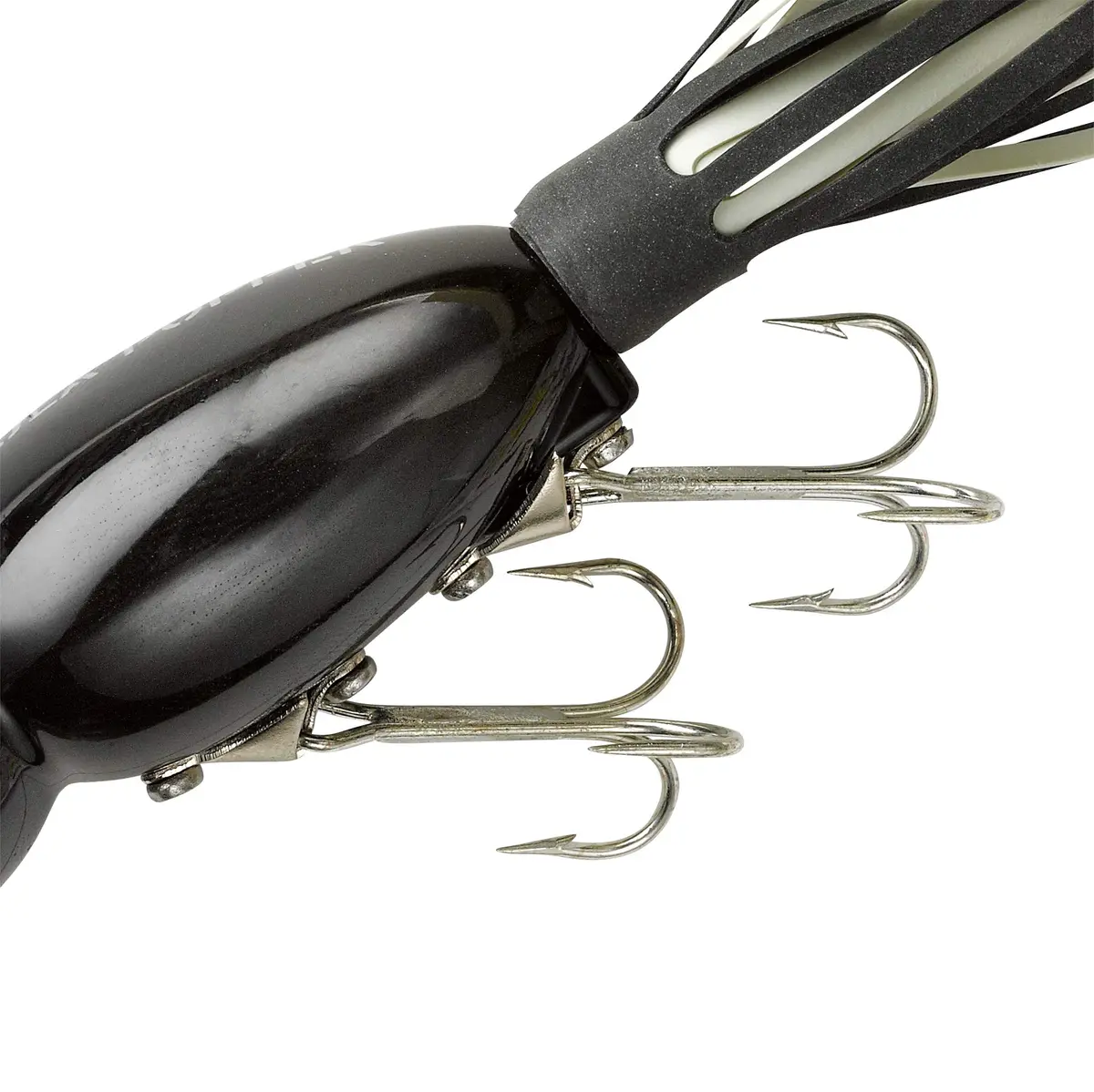 Arbogast Hula Popper Topwater Fishing Lure, Black, G750 | Vicious Topwater Strikes & Big Bass - view 2