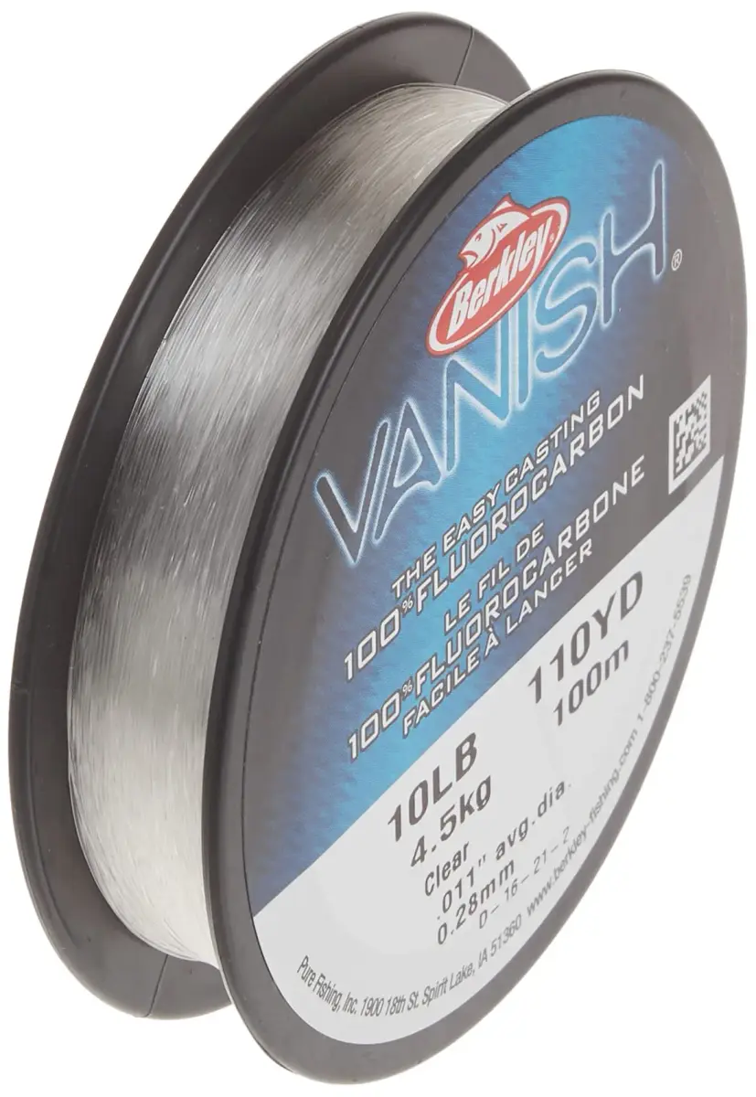 Berkley Vanish Clear Fluorocarbon Fishing Line 10lb (4.5kg) | 110yd (100m) Invisible Strength - view 2