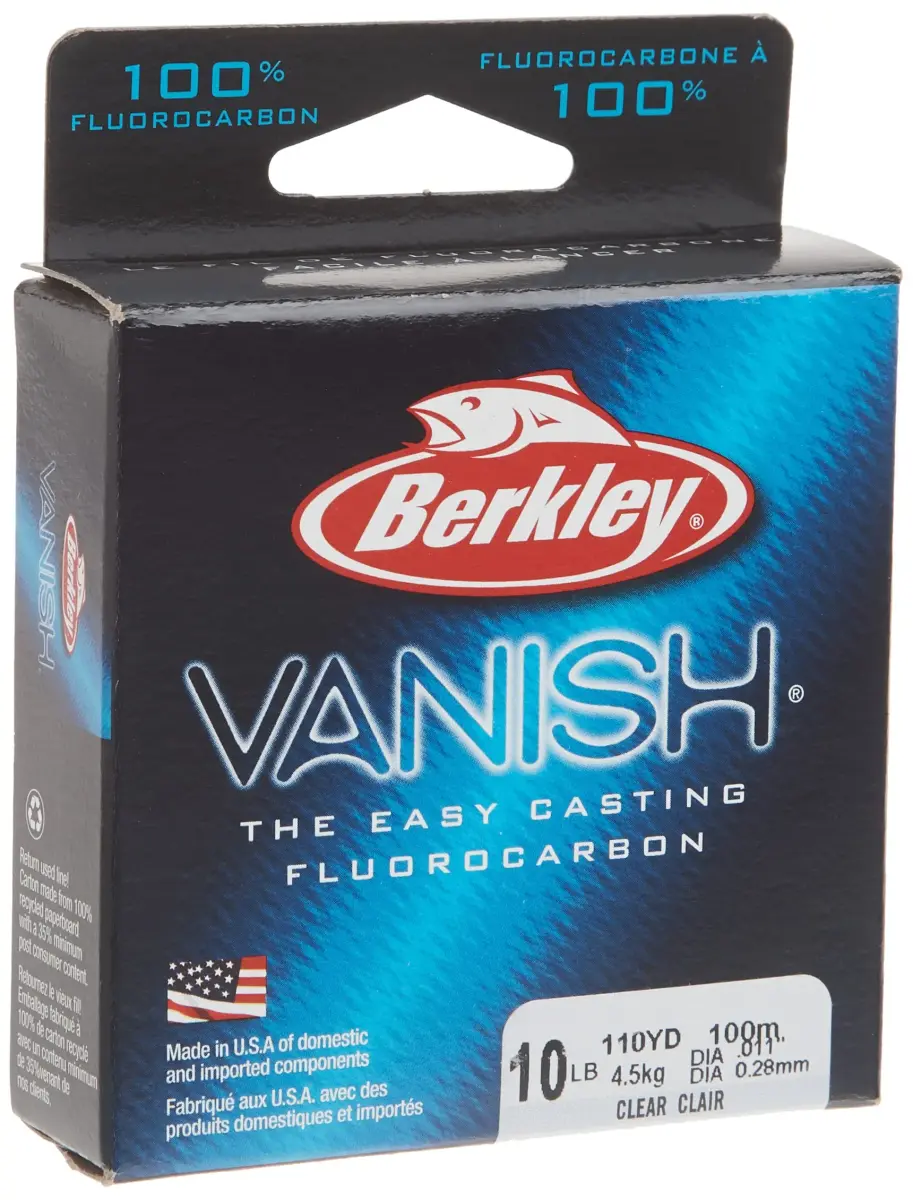 Berkley Vanish Clear Fluorocarbon Fishing Line 10lb (4.5kg) | 110yd (100m) Invisible Strength - view 3