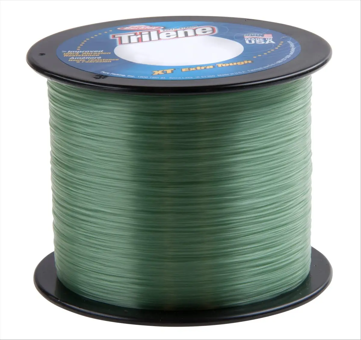 Berkley Trilene® XT®, Low-Vis Green, 17lb | 7.7kg, 3000yd | 2743m Monofilament Fishing Line for Saltwater & Freshwater - main product image