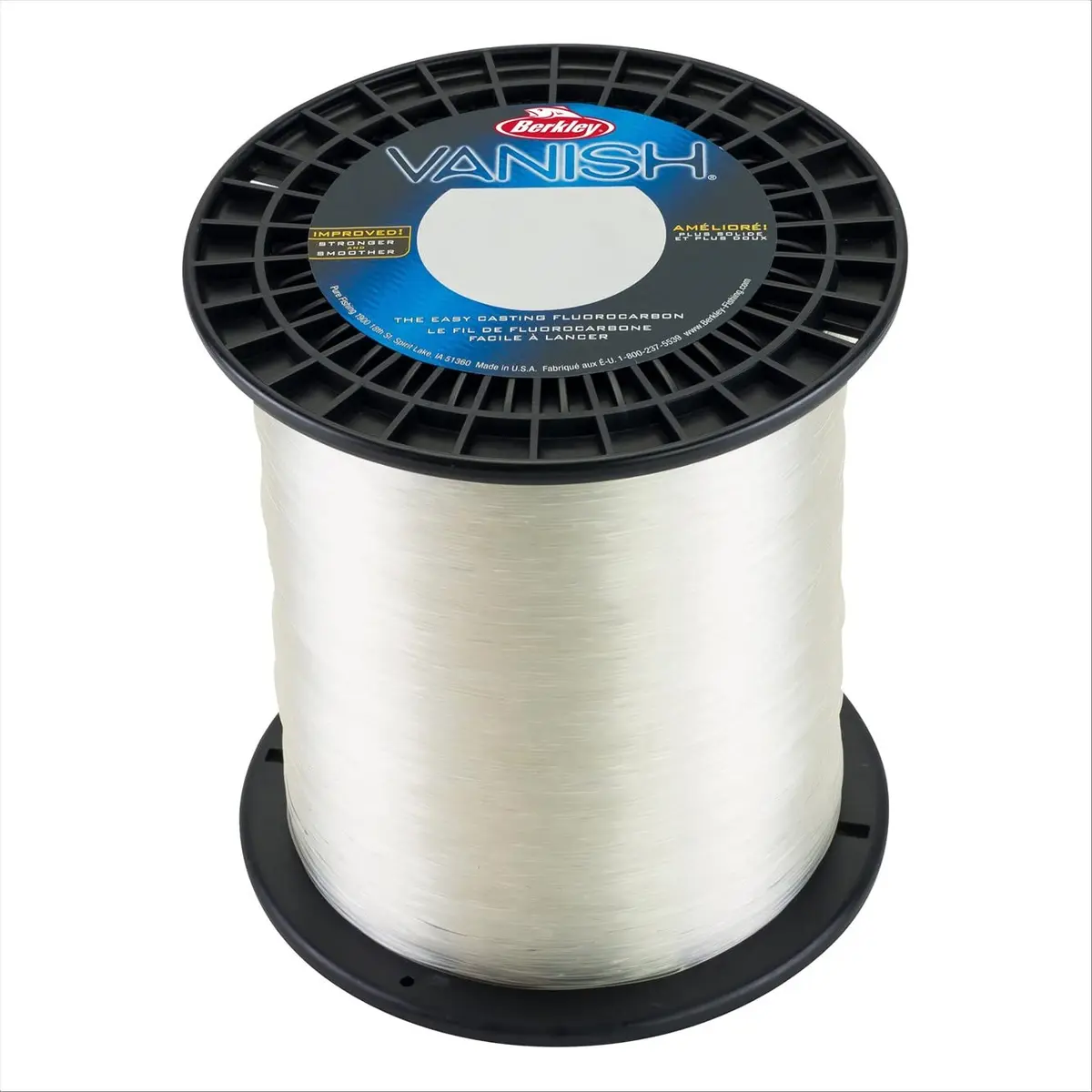 Berkley Vanish®, Clear, 12lb | 5.4kg, 2000yd | 1828m Fluorocarbon Fishing Line Suitable for Saltwater and Freshwater Environments - main product image