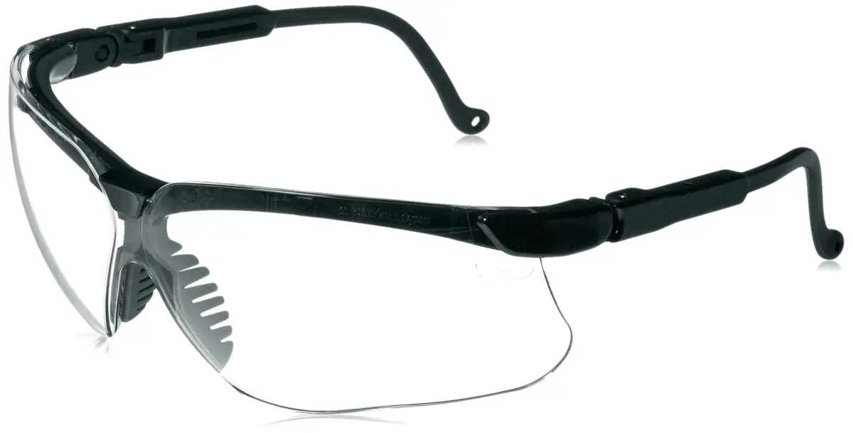 Howard Leight Genesis Sharp-Shooter Safety Glasses, Clear Lens, 1 Pair | ANSI Z87.1+ High Impact - main product image