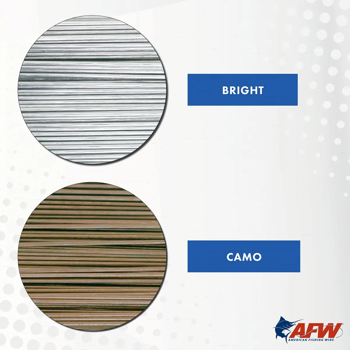 AFW Tooth Proof Fishing Wire Single Strand Leader, #11, 140Lb, 137FT - Camo | Rust-Resistant Stainless Steel for Toothy Fish - view 3