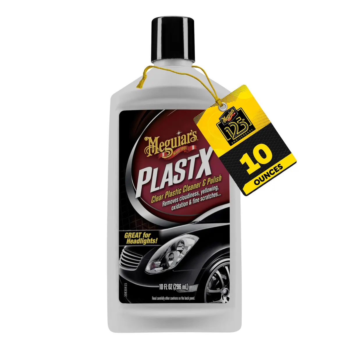 Meguiar's PlastX Clear Plastic Polish 295ml (10 Oz) | Restores Clarity & Removes Scratches - main product image