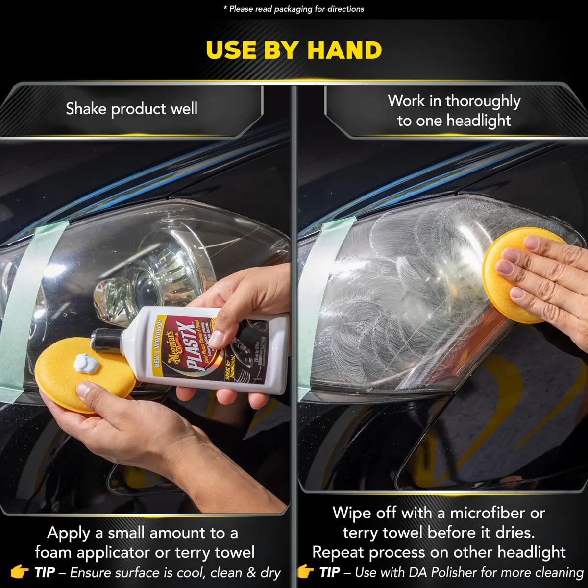 Meguiar's PlastX Clear Plastic Polish 295ml (10 Oz) | Restores Clarity & Removes Scratches - view 5