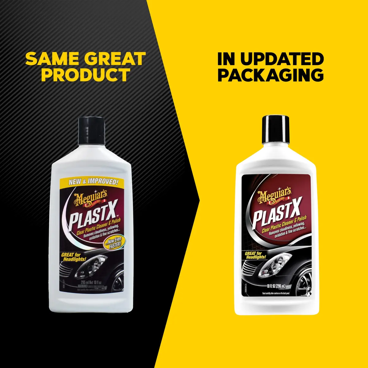 Meguiar's PlastX Clear Plastic Polish 295ml (10 Oz) | Restores Clarity & Removes Scratches - view 2