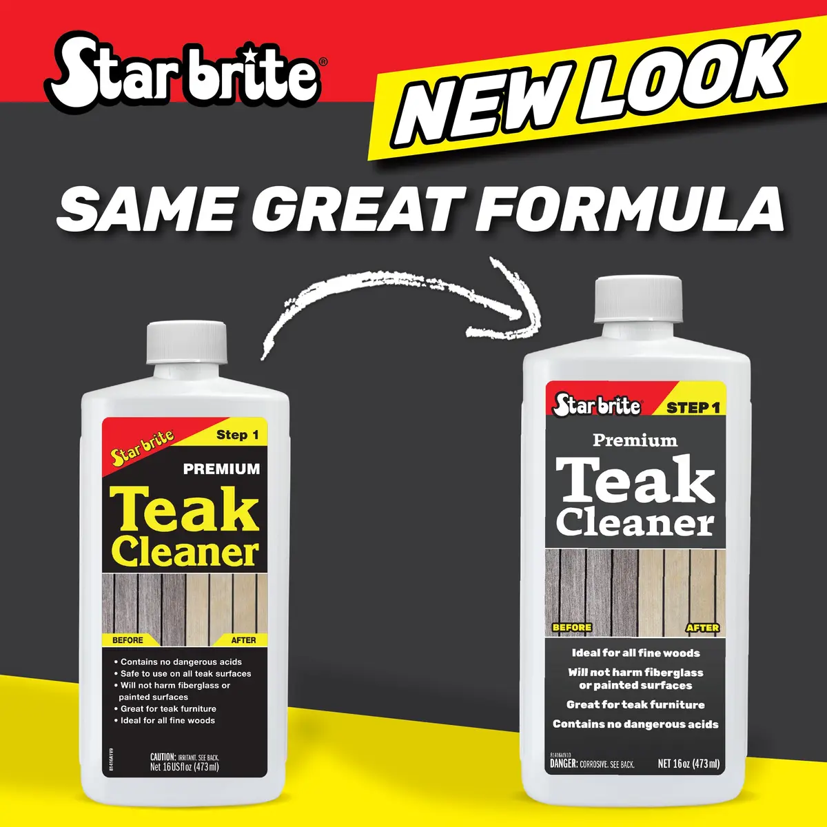 STAR BRITE Premium Outdoor Teak Cleaner 16 Fl Oz | Restores Weathered Gray Teak Without Sanding - view 5