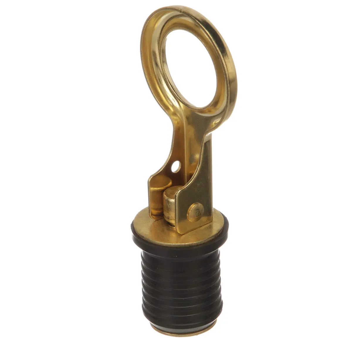 attwood Snap-Handle Drain Plug 1 Inch | Brass Locking Seal for Boating (70-120 chars) - main product image