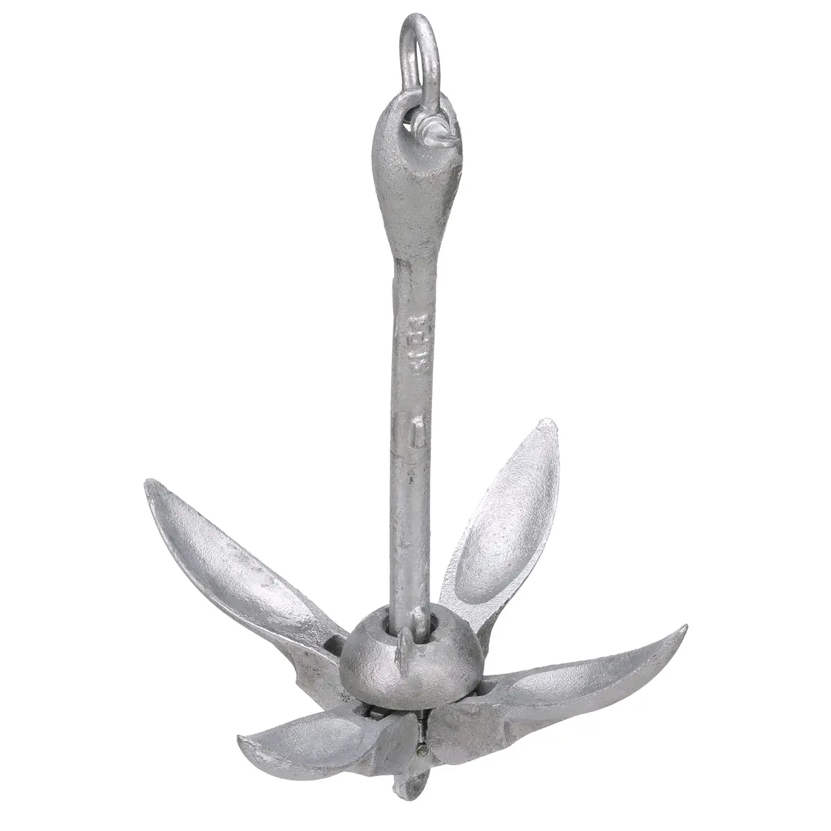 Attwood 5-lb Grapnel Folding Anchor - Galvanized | Secure Hold for PWCs & Small Boats - main product image