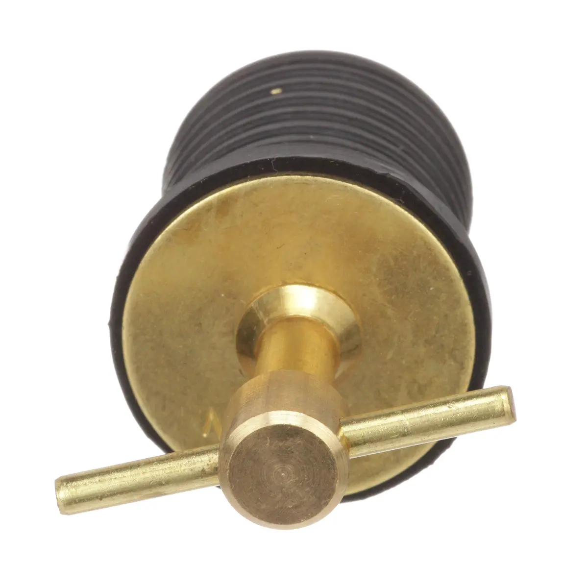 attwood T-Handle Drain Plug for 1-Inch Drains | Brass Locking Handle, Rubber Seal - view 5