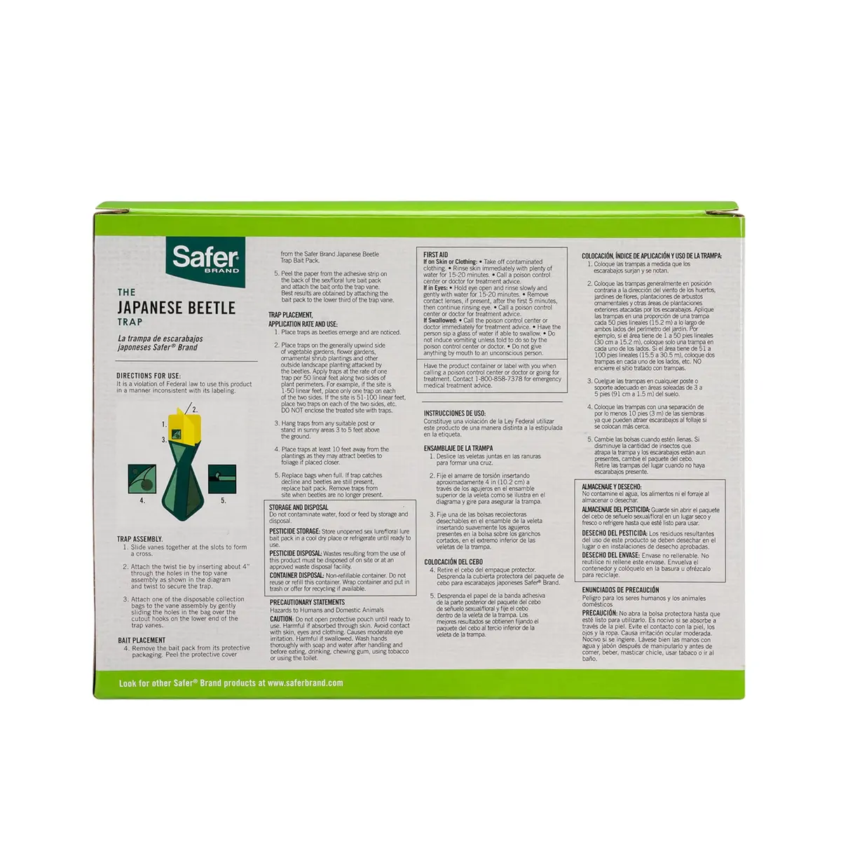 Safer Brand Japanese Beetle Trap with Attractant - 70102 | Outdoor Pest Control Device for Japanese Beetles - view 8