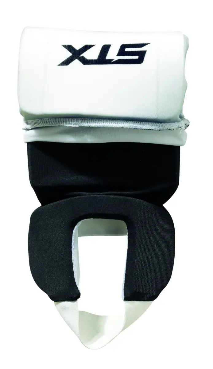 STX Reversible Shin Shield Adult Black/White | Field Hockey Protection - view 2