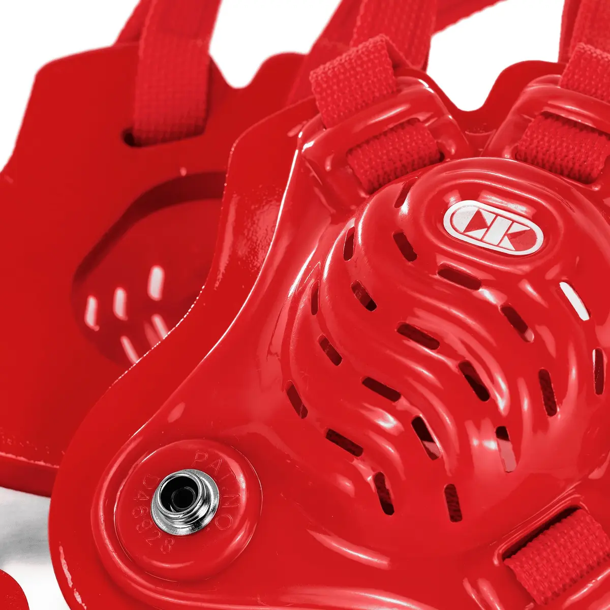 Cliff Keen Tornado Wrestling Headgear Scarlet | 4-Strap Adjustable Ear Protection for Grappling - view 3