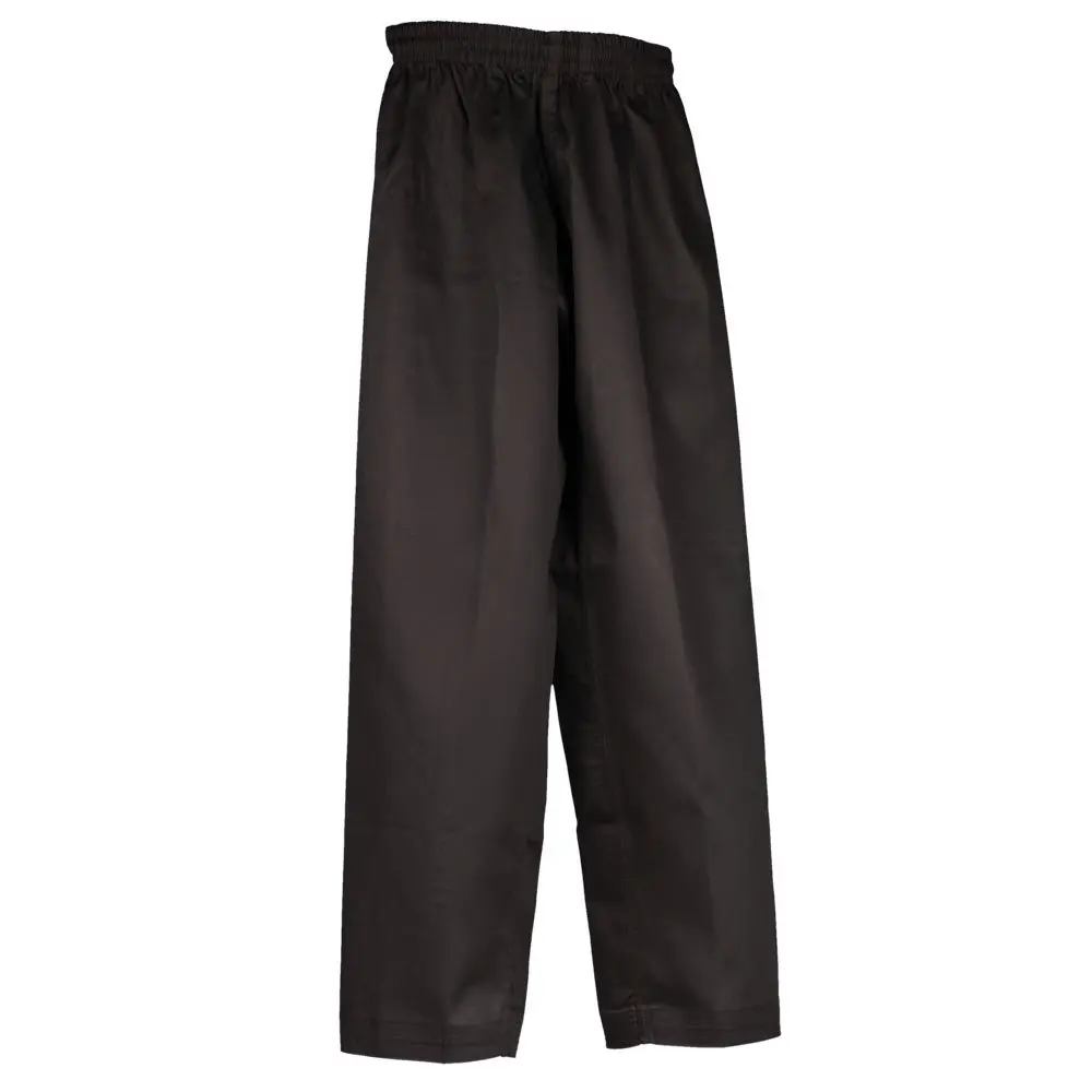 Tiger Claw Martial Arts Pants Poly/Cotton Black 000 | Durable, Easy Care, Snug Fit - main product image