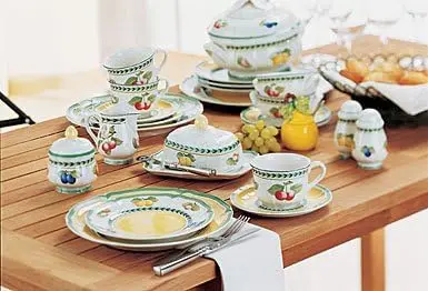 Villeroy & Boch French Garden Fleurence Round Vegetable Bowl 8.25 in | Premium Porcelain, White/Multicolored - view 3