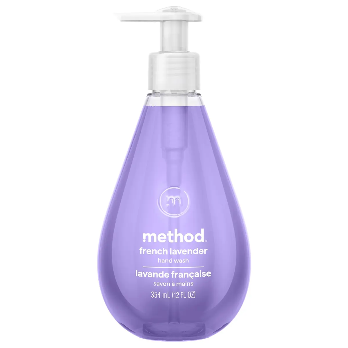 Method Gel Hand Wash French Lavender 355ml (12 fl Oz) | Cleans Hands Softly - main product image