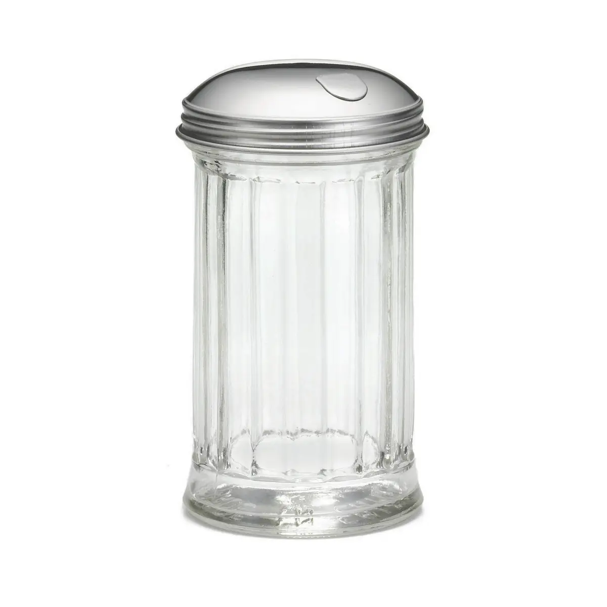 Tablecraft Sugar Pourer 12 oz | Clear Glass with Hinged Lid, Dishwasher Safe - view 2