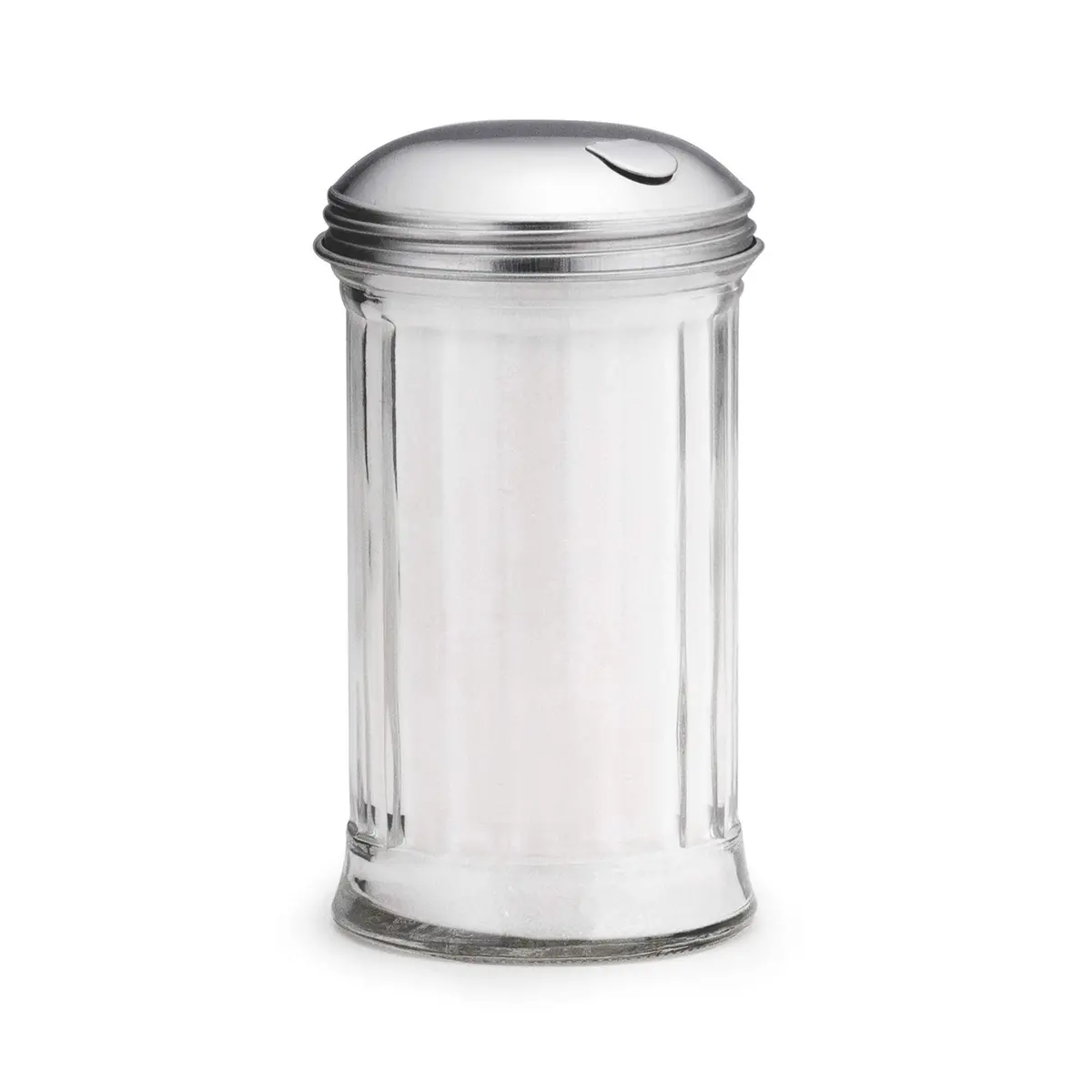 Tablecraft Sugar Pourer 12 oz | Clear Glass with Hinged Lid, Dishwasher Safe - view 3