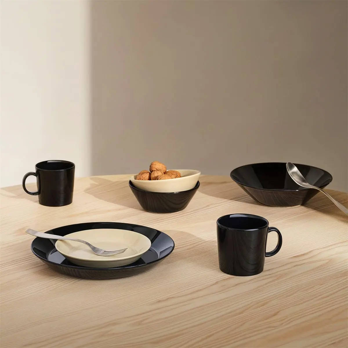 Iittala Teema 10-ounce Mug, Black | Scandinavian Design, Durable Vitro-Porcelain (70-120 chars) - view 2